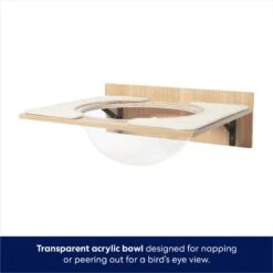 Frisco Acrylic Bowl Wall Mounted Cat Wall Shelf -Cat Toy Shop 373439 PT4. AC SS1800 V1675457669