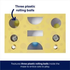 Frisco Cheese Interactive Maze Cardboard Cat Toy Box With Catnip 8 Frisco Cheese Interactive Maze Cardboard Cat Toy Box With Catnip -Cat Toy Shop 506106 PT2. AC SS1800 V1671551751