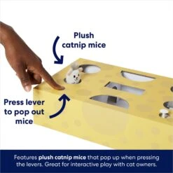 Frisco Cheese Interactive Maze Cardboard Cat Toy Box With Catnip 9 Frisco Cheese Interactive Maze Cardboard Cat Toy Box With Catnip -Cat Toy Shop 506106 PT3. AC SS1800 V1671551754