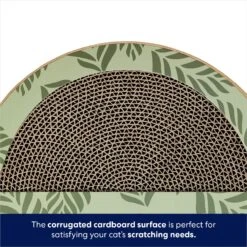 Frisco Interactive Maze & Scratch Cardboard Cat Toy Box With Catnip, Palms -Cat Toy Shop 506130 PT3. AC SS1800 V1671551754