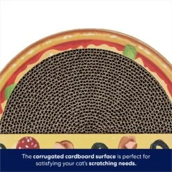 Frisco Interactive Maze & Scratch Cardboard Cat Toy With Catnip, Pizza -Cat Toy Shop 506154 PT3. AC SS1800 V1671551750