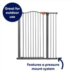 Frisco Outdoor Steel Arch Extra Tall Auto-Close Dog Gate -Cat Toy Shop 507102 PT2. AC SS1800 V1669212041