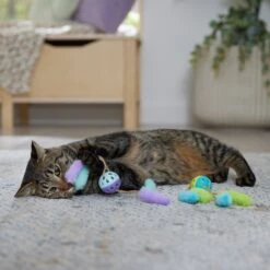 Frisco Fabric & Play Plastic Balls Cat Toy -Cat Toy Shop 526030 PT3. AC SS1800 V1669148132