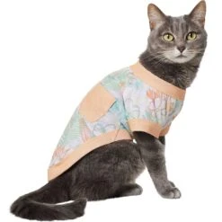 Frisco Vintage Tropical Dog & Cat Pocket T-Shirt -Cat Toy Shop 556598 PT2. AC SS1800 V1675103229