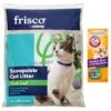 Frisco Multi-Cat Fresh Scented Clumping Clay Cat Litter & Arm & Hammer Litter Baking Soda Double Duty Cat Litter Deodorizer