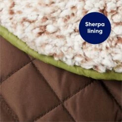Frisco Heavy Weight 2-Tone Sherpa Lined Hybrid Quilted Dog & Cat Parka -Cat Toy Shop 718038 PT5. AC SS1800 V1692193161