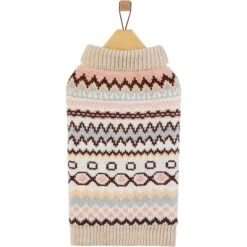 Frisco Sherpa Lined Fairisle Dog & Cat Sweater -Cat Toy Shop 718422 PT3. AC SS1800 V1693234302