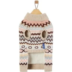 Frisco Sherpa Lined Fairisle Dog & Cat Sweater -Cat Toy Shop 718422 PT4. AC SS1800 V1692978165