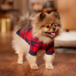 Frisco Fleece Lined Buffalo Plaid Mock Neck Dog & Cat Sweater -Cat Toy Shop 718470 PT7. AC SS1800 V1692378099
