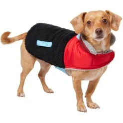 Frisco Medium Weight Retro Colorblock Mixed Media Dog & Cat Coat -Cat Toy Shop 719462 PT2. AC SS1800 V1703184629