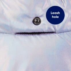 Frisco Heavy Weight Iridescent Quilted Dog & Cat Hooded Puffer Coat -Cat Toy Shop 720038 PT6. AC SS1800 V1692202672