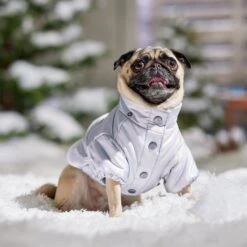 Frisco Heavy Weight Iridescent Quilted Dog & Cat Hooded Puffer Coat -Cat Toy Shop 720038 PT7. AC SS1800 V1692377880