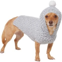 Frisco Heathered Chunky Dog & Cat Hooded Sweater -Cat Toy Shop 720454 PT2. AC SS1800 V1703194382