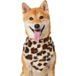 Frisco Leopard Faux Fur Dog & Cat Bandana -Cat Toy Shop 733894 PT2. AC SS1800 V1692971090