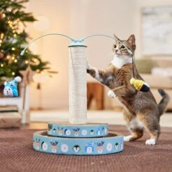 Frisco Holiday Arctic Friends Interactive Scratcher Cat Toy With Catnip -Cat Toy Shop 740118 PT3. AC SS1800 V1695045711
