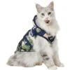 Frisco Medium Weight Urban City Camo Printed Dog & Cat Hooded Coat