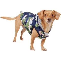 Frisco Medium Weight Urban City Camo Printed Dog & Cat Hooded Coat -Cat Toy Shop 742358 PT2. AC SS1800 V1703194380
