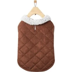 Frisco Medium Weight Quilted Dog & Cat Coat With Cozy Sherpa Lining -Cat Toy Shop 744310 PT3. AC SS1800 V1692978554