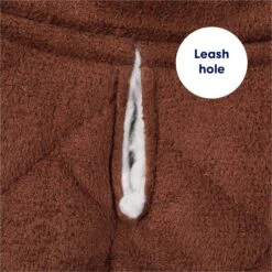 Frisco Medium Weight Quilted Dog & Cat Coat With Cozy Sherpa Lining -Cat Toy Shop 744310 PT6. AC SS1800 V1692195418