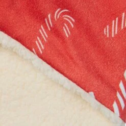Frisco Reversible Candy Cane Cozy Knit Faux Fur Dog & Cat Pullover Bandana, 1 Count -Cat Toy Shop 745294 PT5. AC SS1800 V1694795535