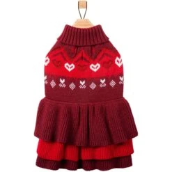 Frisco Nordic Sequin Dog & Cat Sweater Dress -Cat Toy Shop 745886 PT3. AC SS1800 V1694793753