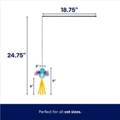 Frisco Colorful Springs Cat Toy & Frisco Bird With Feathers Teaser Wand Cat Toy With Catnip -Cat Toy Shop 962126 PT6. AC SS1800 V1694782921