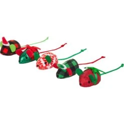 Frisco Holiday Festive Red Variety Pack Gift Box Cat Toy With Catnip, 14 Count & Frisco Holiday Mice Cat Toy With Catnip, 5 Count -Cat Toy Shop 986270 PT5. AC SS1800 V1698258403